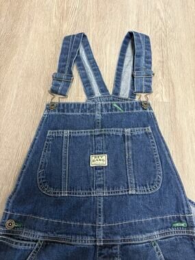 HEY GANG Miner Overalls Washed Denim Blue Jeans Garmentory $375 sz 0